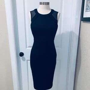 Guess LA size 10 Navy Dress with Amazing Stitching